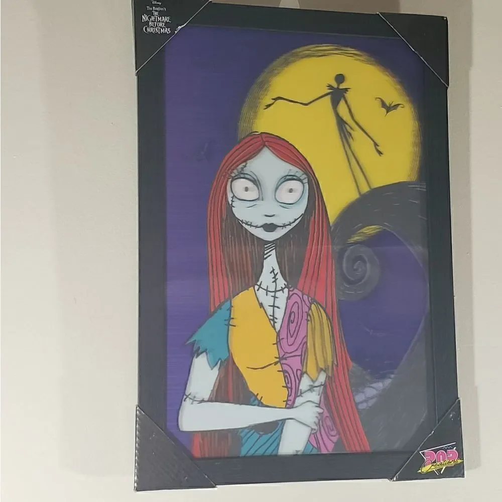 Nightmare Before Christmas 3D Pop Creations Wall Art